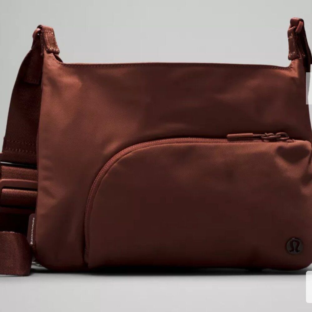 NWT LULULEMON 2-in-1 Crossbody Yoga Mat Bag ANCIENT COPPER BROWN  3 L yoga
